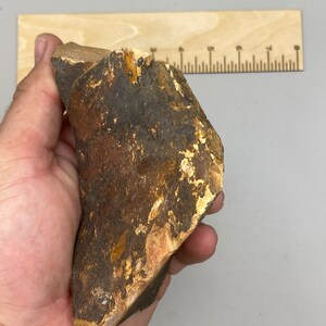 LARGE Red / Yellow / Black Natural Jasper from Java Indonesia!