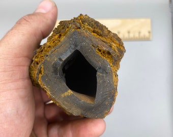 Goethite Geode with Cave- Very Ancient Mineral - Excellent Specimen!