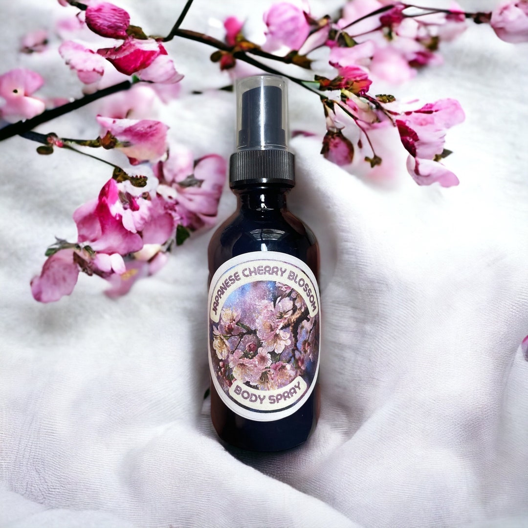 Japanese Cherry Blossom Body Spray Homemade 2oz Glass Etsy
