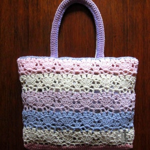 Crochet Bag Pattern sportina Carlotta, Crochet Tote Pattern, Crochet ...