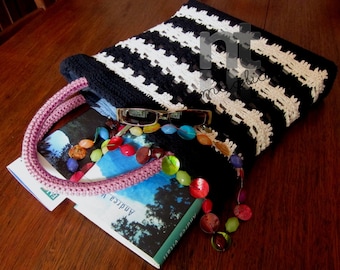 Crochet Bag Pattern "Sportina Dervio" by NTmaglia, CrochetTote Pattern, Crochet Purse Pattern downloadable .pdf file