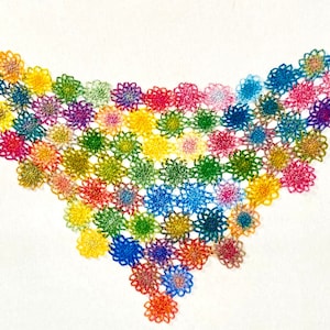 Scialle di fiori in fiore