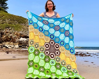 Causeway Coast Blanket Crochet Pattern