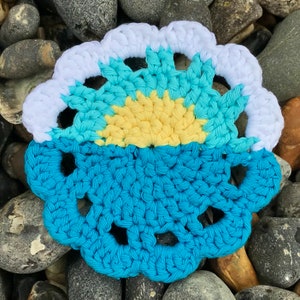 Coastal Crochet Coasters image 4