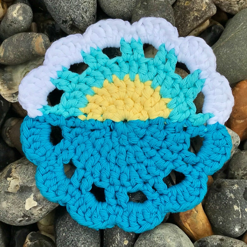 Coastal Crochet Coasters image 4