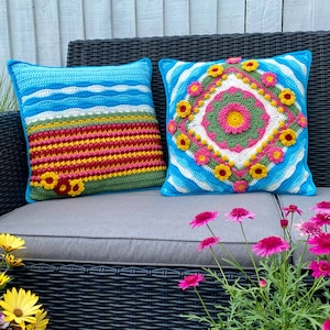 Coastal Flowers Cushions
