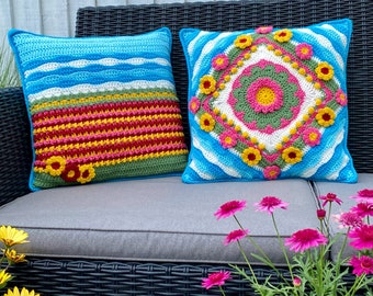 Coastal Flowers Cushions