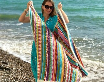 Seaside Stash Busting Blanket