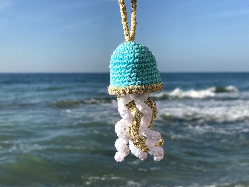 A Coastal Christmas Crochet Pattern for 4 Crocheted Christmas Decorations image 7