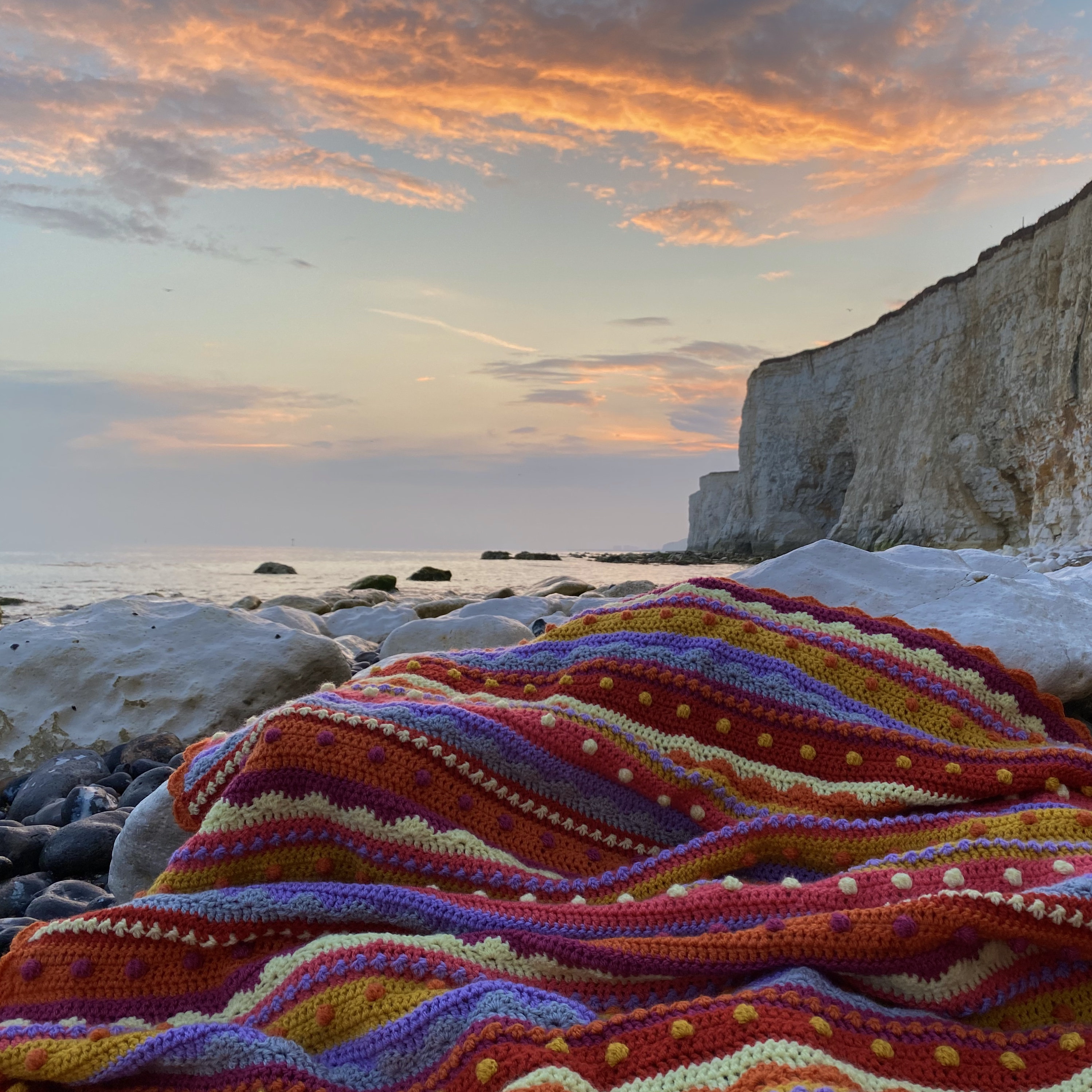Late Summer Sunsets Blanket - Etsy