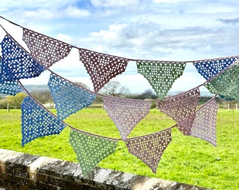 Filet Crochet Bunting