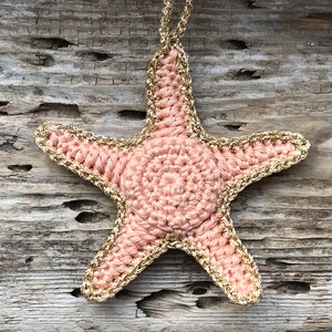 A Coastal Christmas Crochet Pattern for 4 Crocheted Christmas Decorations image 6
