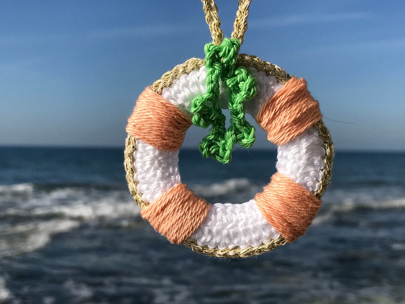 A Coastal Christmas Crochet Pattern for 4 Crocheted Christmas Decorations image 8