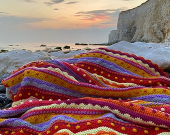 Late Summer Sunsets Blanket