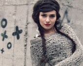 90er Jahre lose Kleidung stricken Grunge Mode Geschenk beschnitten Pullover grau lose stricken Avantgarde Kleidung Winter Fashionista schwarze Freitag Verkauf