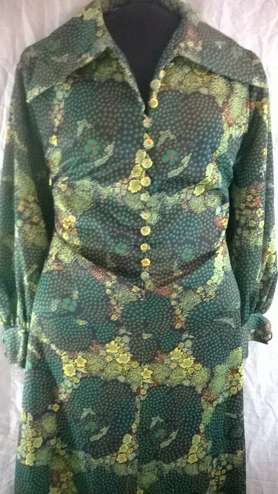 1960s Winter Full Length Mod Dress - image 3