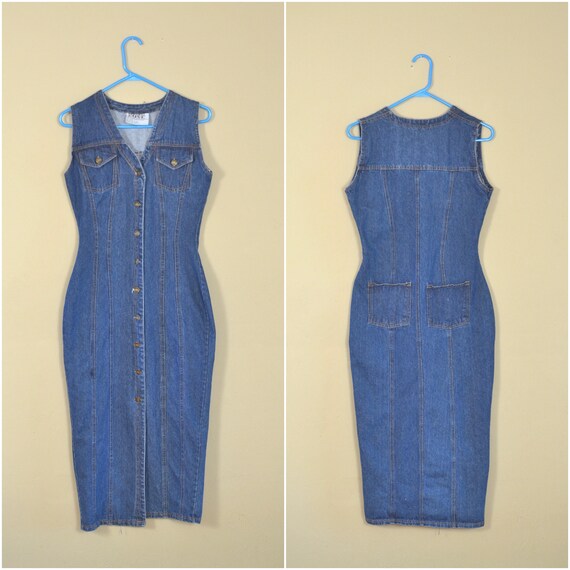 denim dress curvy