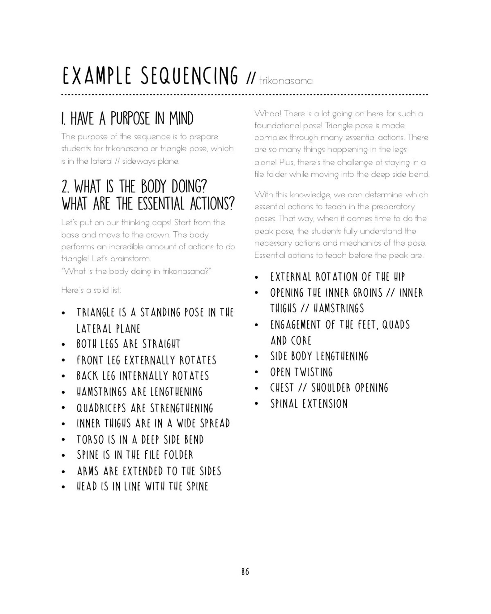 Yoga Class Planning With Sequencing and Stick Figures Workbook Digital ...