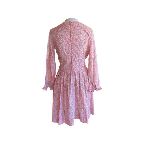 1960s pretty in pink day dress // vintage cotton … - image 6
