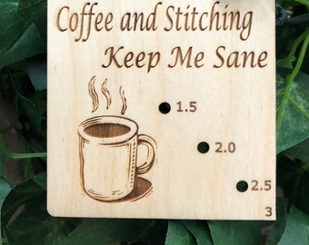 Coffee & Stitching Corner Gauge