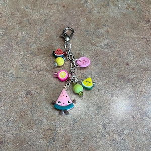 Watermelon Scissor Fob/Zipper Pull