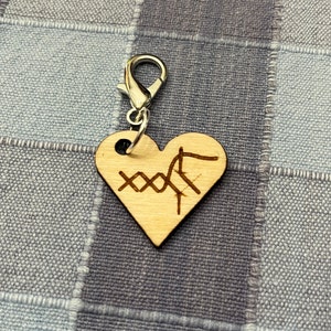 Stitching Themed Zipper Pull Tags