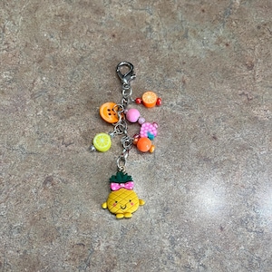 Pineapple Scissor Fob/Zipper Pull