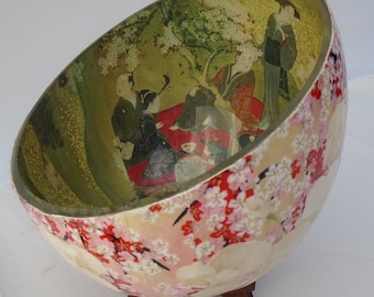 SOLD! Bowl: "Under the Cherry Trees"