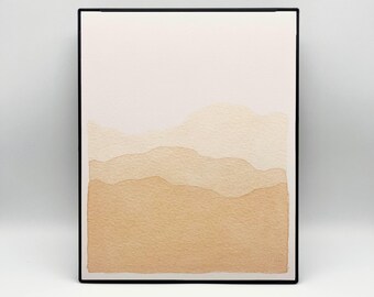 8 x 10" Blue Ridge Mountains in Honey Print
