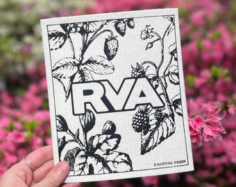 Swedish Dishcloth - RVA Botanicals | Eco-Friendly Cleaning Cloth | Sustainable Alternative to Paper Towels & Sponges