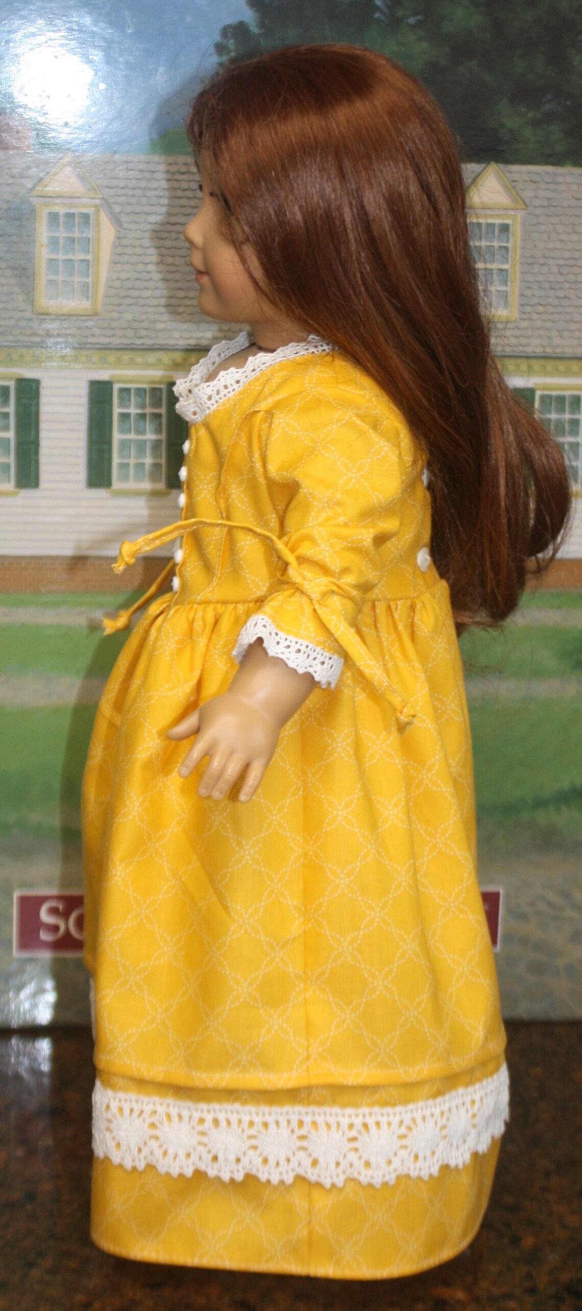American Girl Style betsy Ross Dress in Deep Etsy