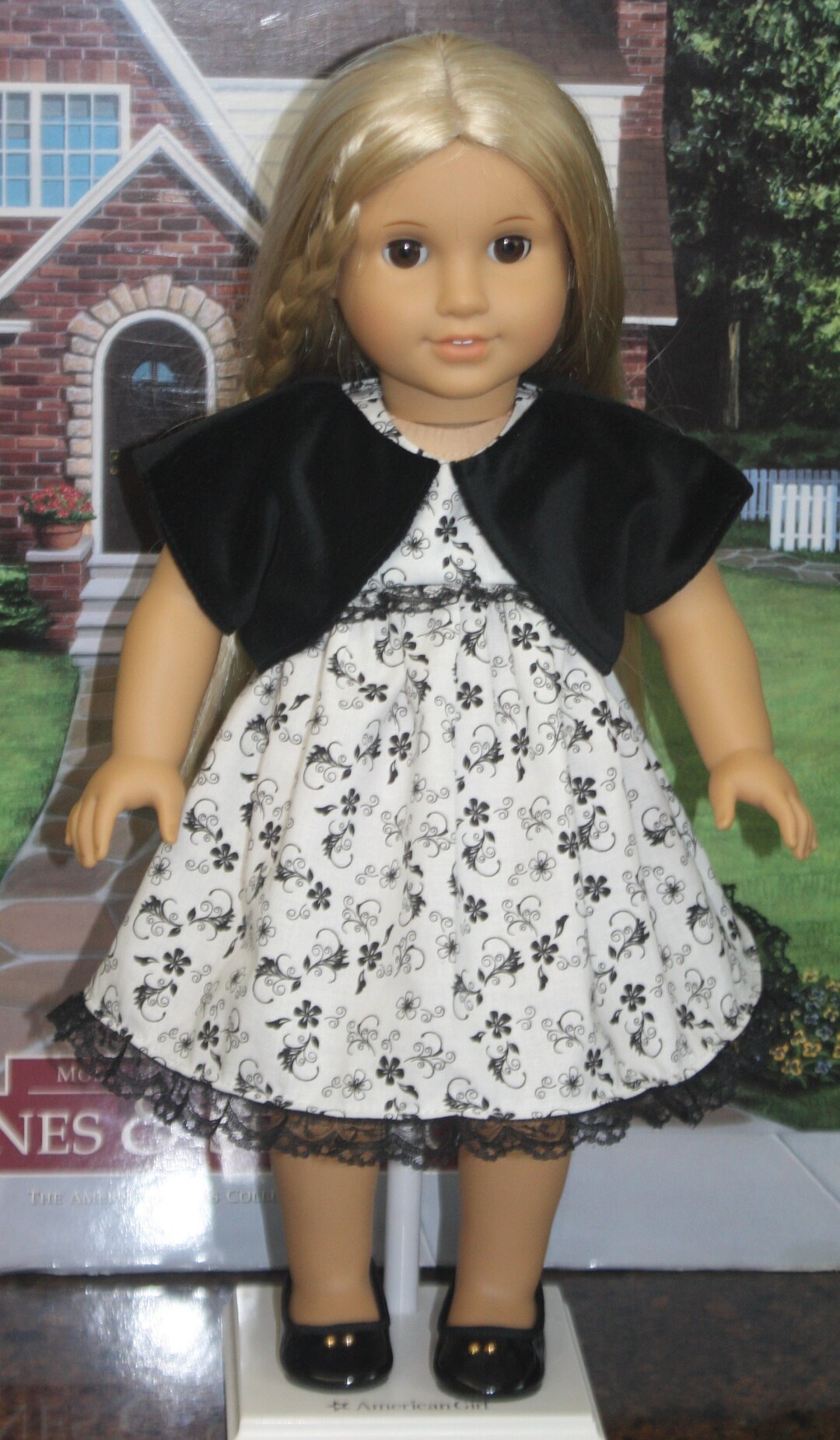 Historic 18 Doll Babydoll Style Dress With Shrug in Etsy