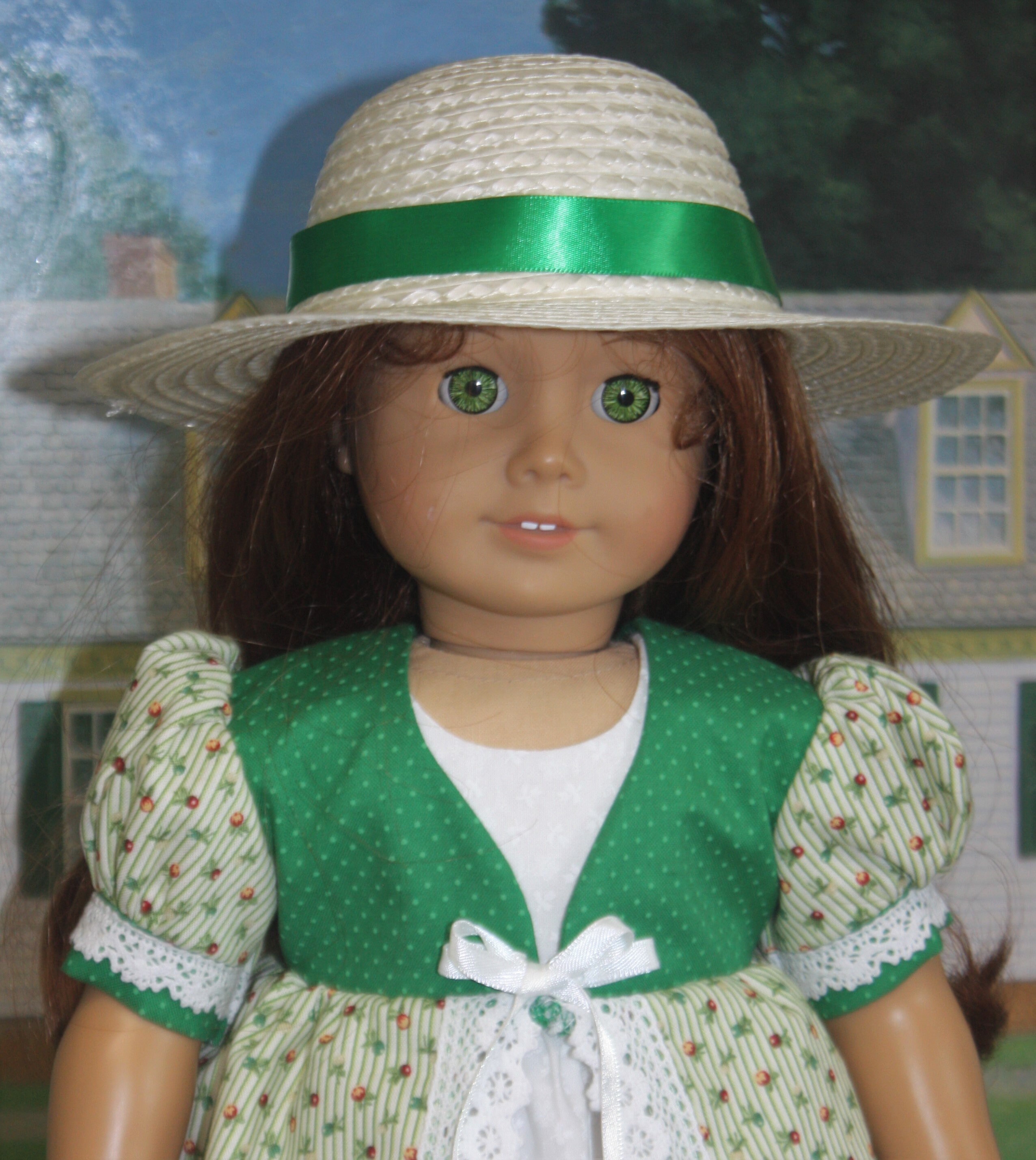 American Girl Style country Girl in Tiny Apple Etsy