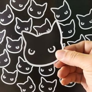 DVS 猫マグネット - 冷蔵庫マグネット、猫マグネット、猫好き女性へのギフト、黒猫、子猫マグネット
