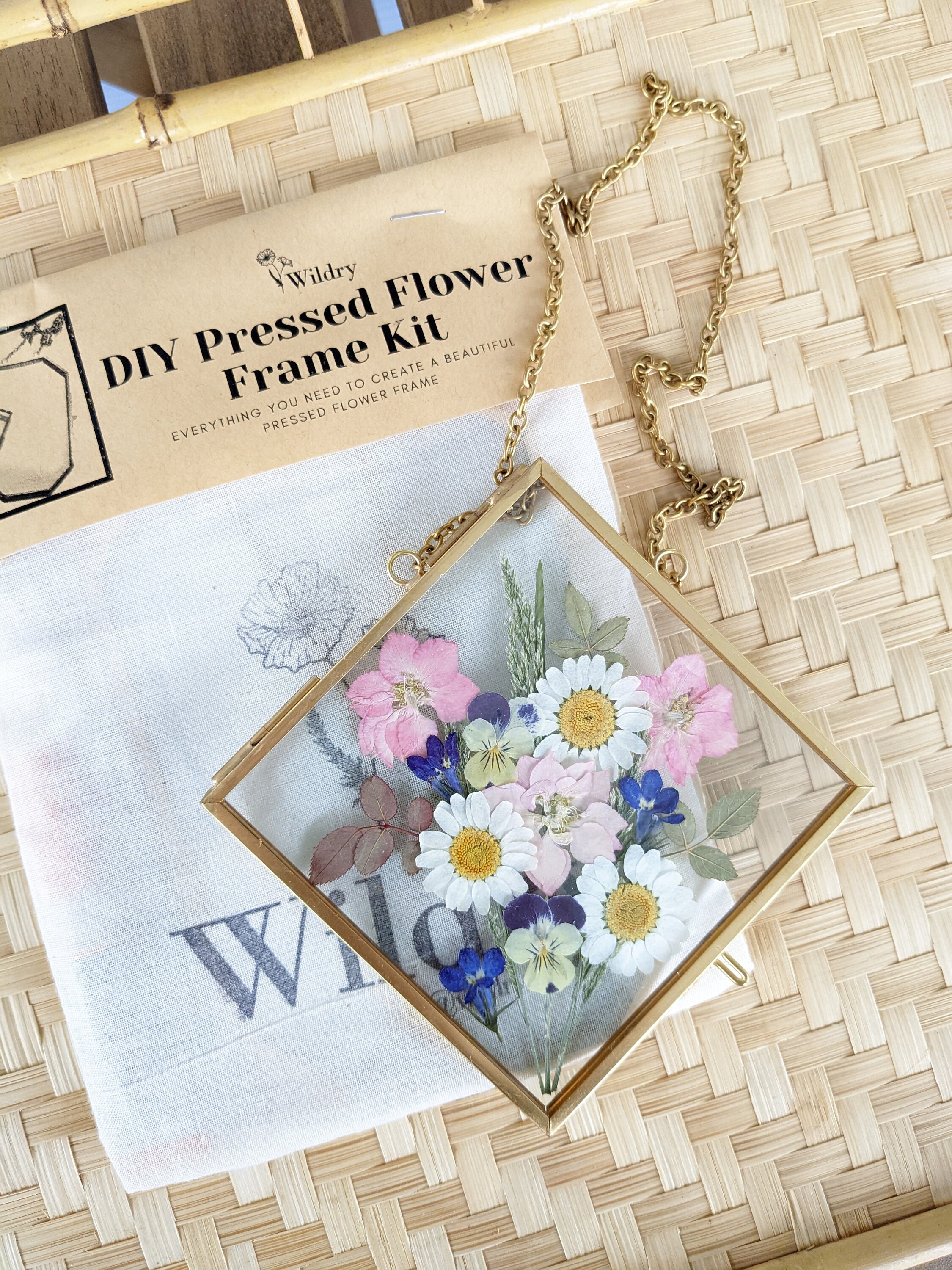 DIY Pressed Flower Frame Kit, Frame For Pressed Flowers