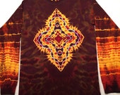 Small Sacred Geometry Tie Dye Longsleeve Tshirt