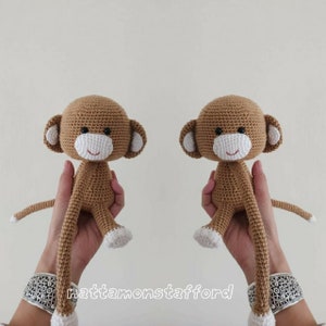 Crochet Monkey Curtain Tiebacks: Nursery Decor