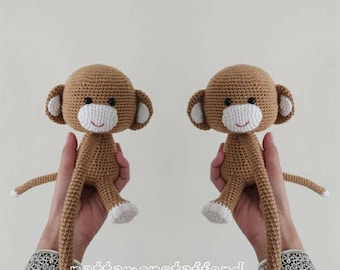 Crochet Monkey Curtain Tiebacks: Nursery Decor