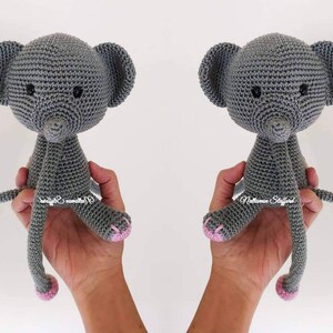 Crochet Elephant Curtain Tie Backs: Nursery Decor