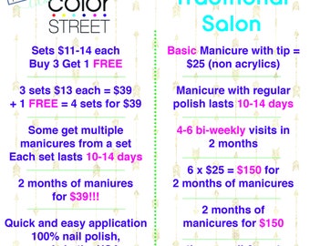 Price List Template Price List for Salon Pricing Sheet - Etsy
