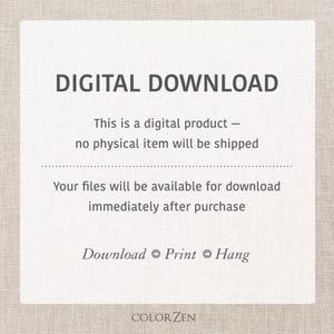 Vintage Tapestry Art, Brown Geometric Floral Digital Download, Rustic Fabric Textile Printable (Digital Download) C152 image 10