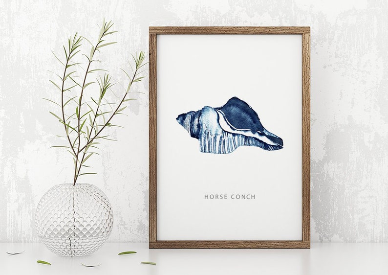 Ocean Themed Living Room Art Set Navy Blue Artwork Puffer Fish Art Betta Fish Print Sea Turtle Print Sea Life Print Set of 6