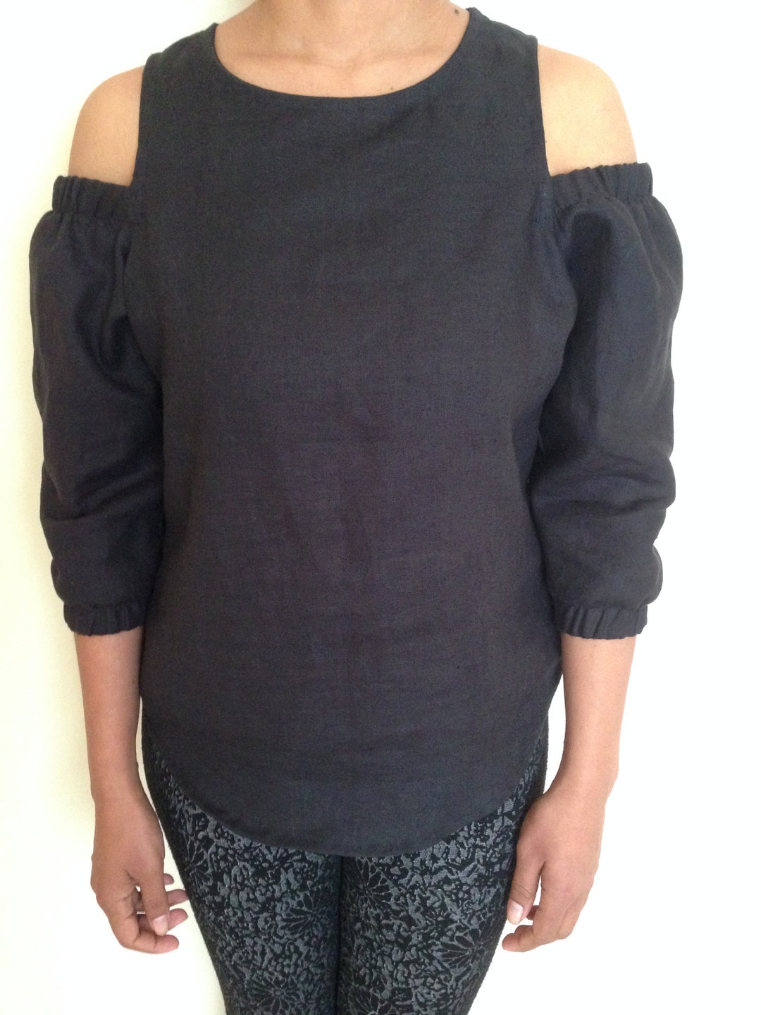 Womens Cold Shoulder Blouse - Instant Downloadable PDF Sewing Pattern ...