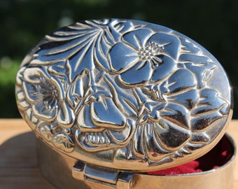 Vintage International Silver Company Jewelry Box / Velvet