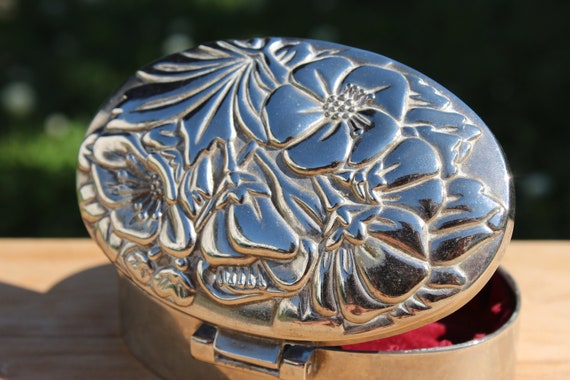 Vintage International Silver Company Jewelry Box … - image 1