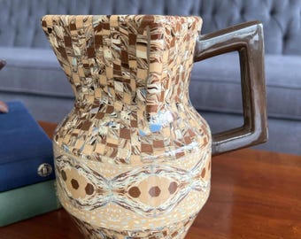 Ceramic Vase - Jean Gerbino for Vallauris - Tiger Mosaic - RARE - Etsy