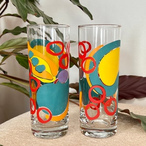 16 ounce danish modern coffee cup glass Science-Themed Sand-Etched Glasses (Coffee/Set of 2)