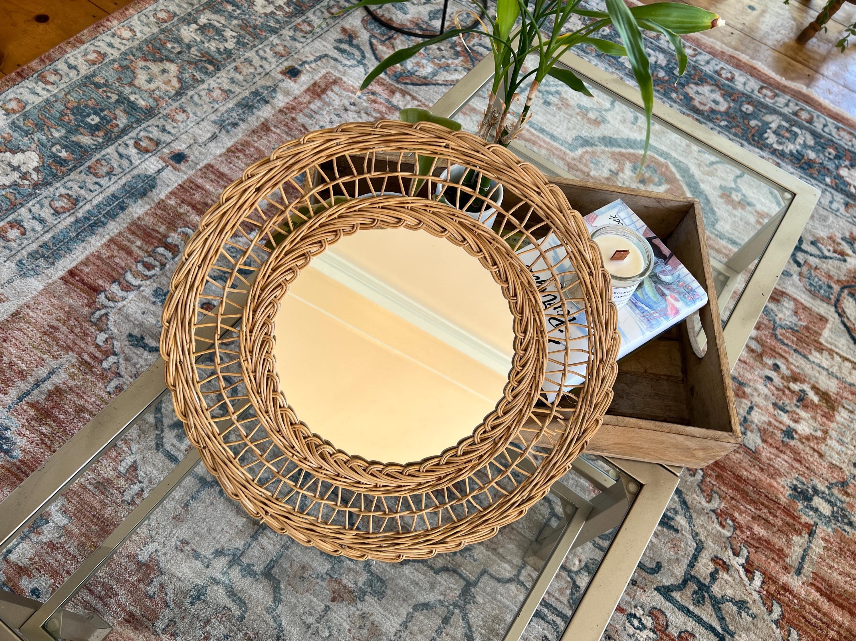 French Bamboo Mirror - Etsy French Bamboo Mirror - Etsy
