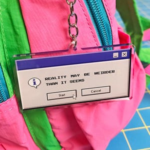 90s Computer Pop Up Keychain | Y2K Nostalgia, Webcore Accessories