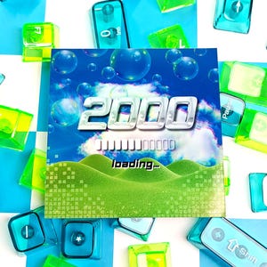 2000s Loading Holographic Sticker | Y2K Nostalgia, Webcore Stickers
